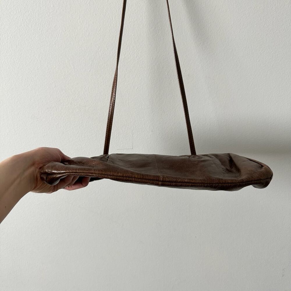 HOBO Genuine Leather Hinge Crossbody Clutch - Picture 3 of 4
